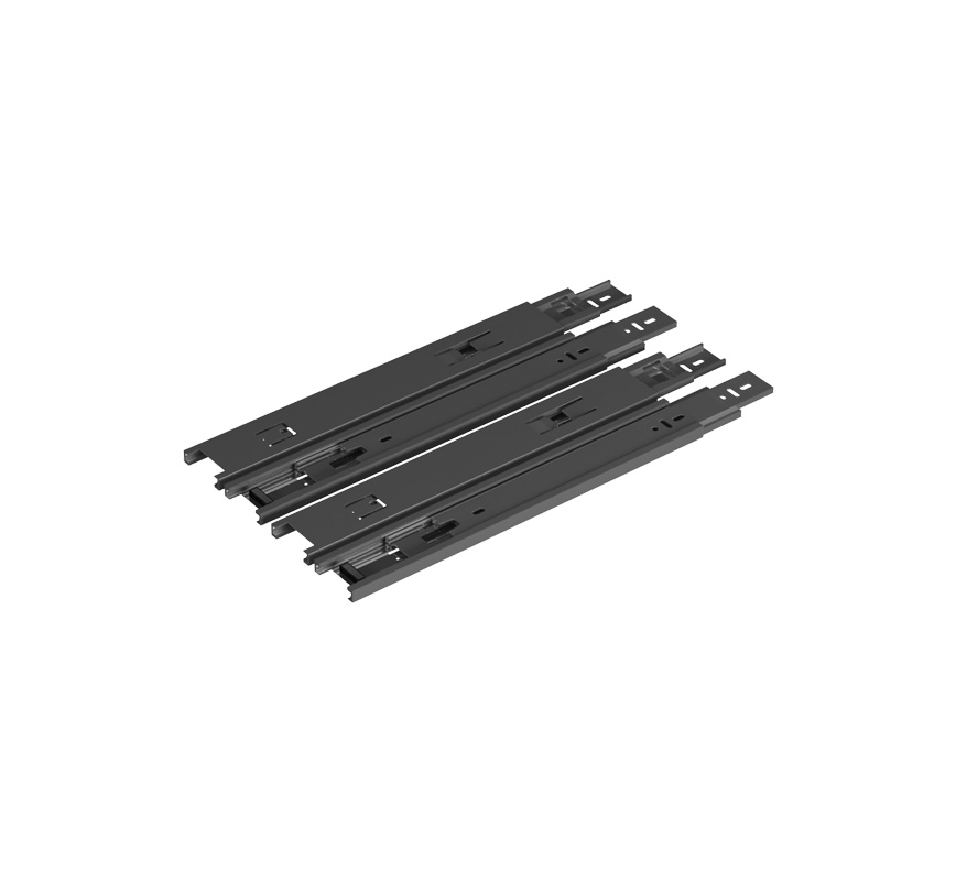 Lazurit Фурнитура бесшумного закрывания комплект роликовых направляющих lemax стальной черный 550х0 8 мм 2 шт nr 08 bl1 550