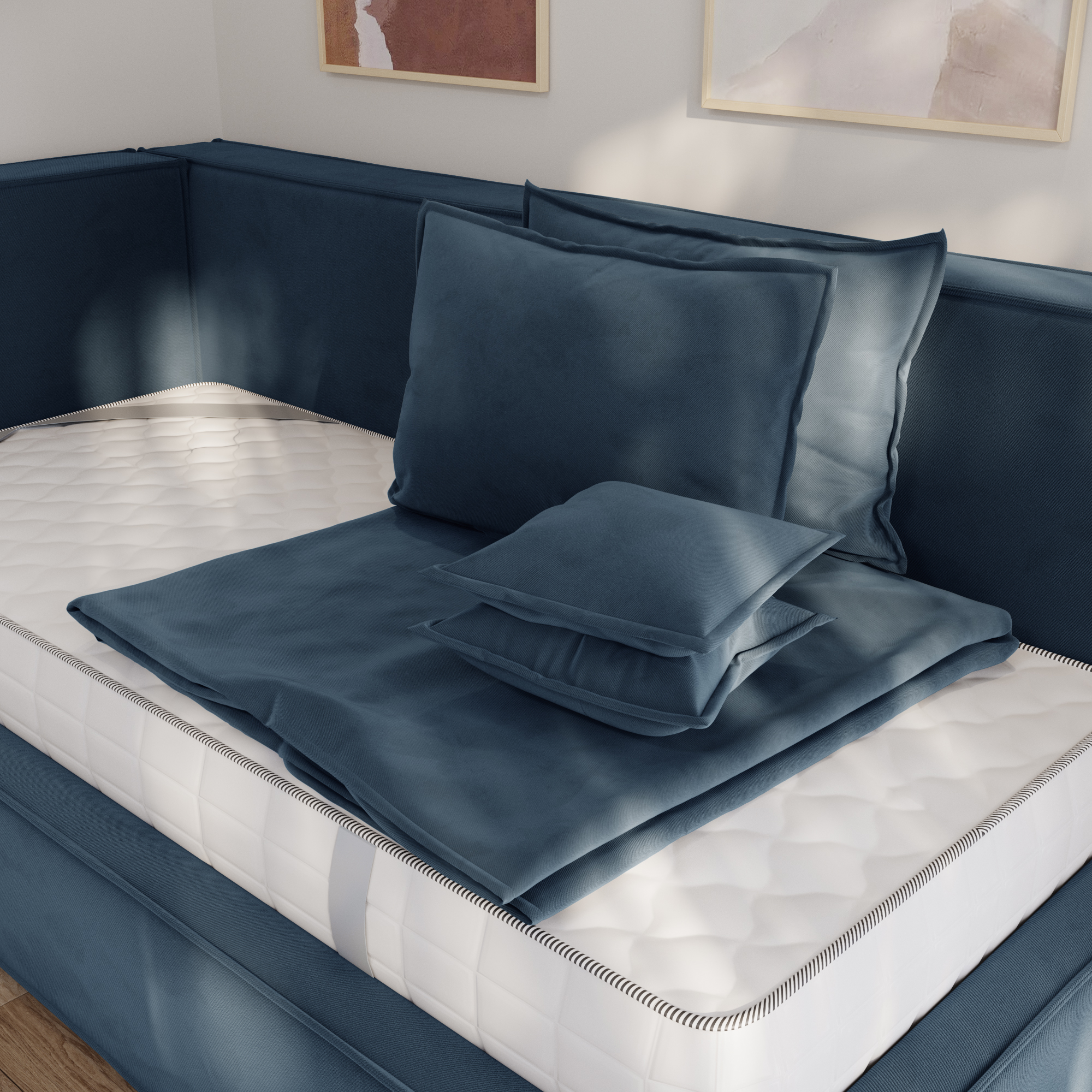 Lazurit Комплект аксессуаров для кровати 120х200 чехол для подушки homium набор чехлов декоративных velvet 2шт